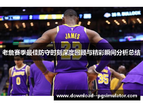 老詹赛季最佳防守时刻深度回顾与精彩瞬间分析总结
